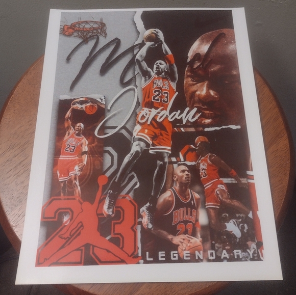 KOBE BRYANT & MICHAEL JORDAN 16 POSTER ULTRA GLOSSY REPRINT 8.5x11 BUNDLE SET!🤩 - Picture 10 of 16